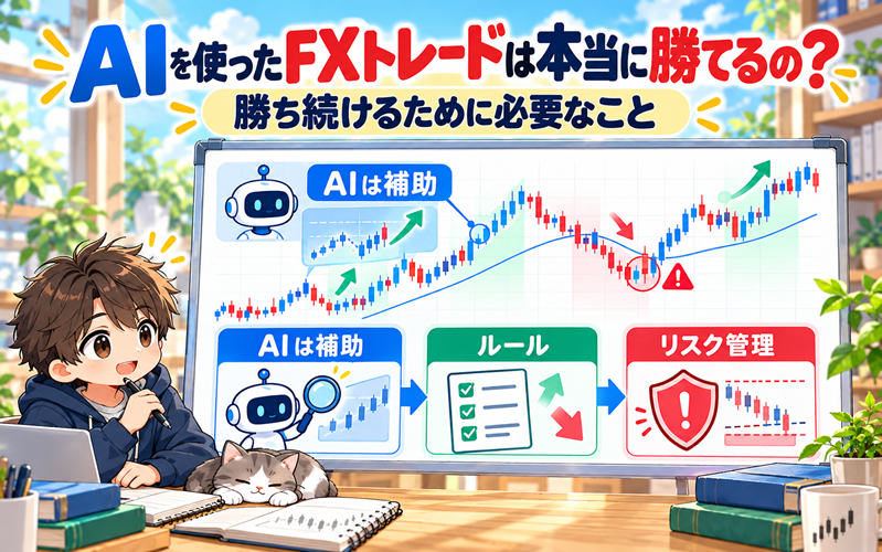 AIを使ったFXトレードは本当に勝てるの？勝ち続けるために必要なこと